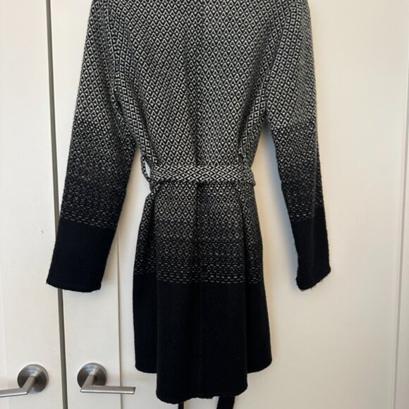 BB Dakota Myles Blanket Coat with Belt, Ombre, Size S - Picture 9 of 11